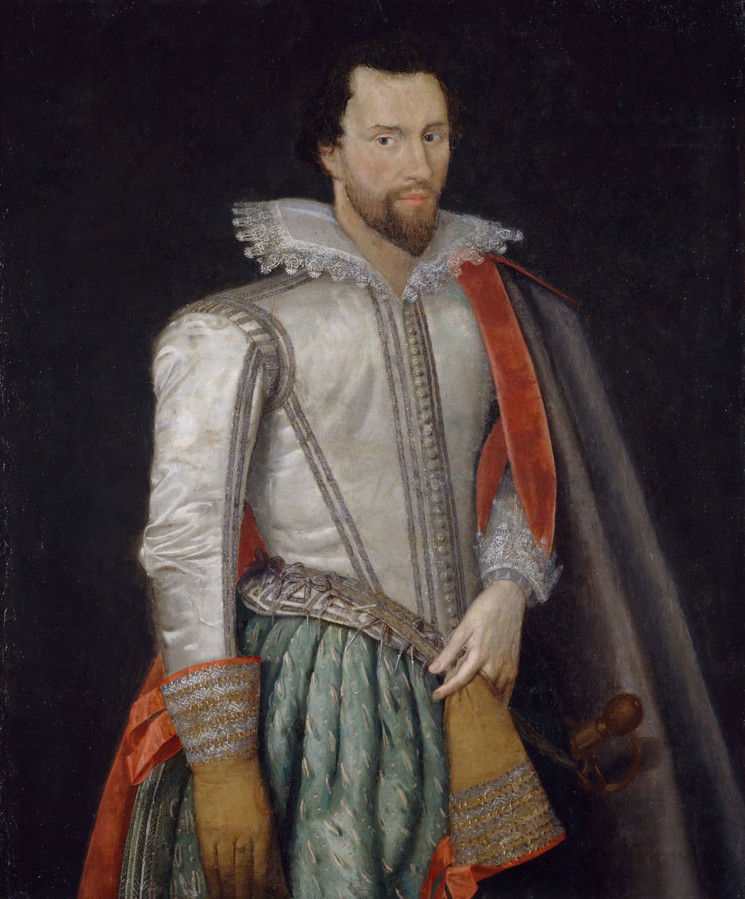 Sir Thomas Holte 1571-1654, 1:e baronet av Aston Hall, 1600-1625. av Unbekannt
