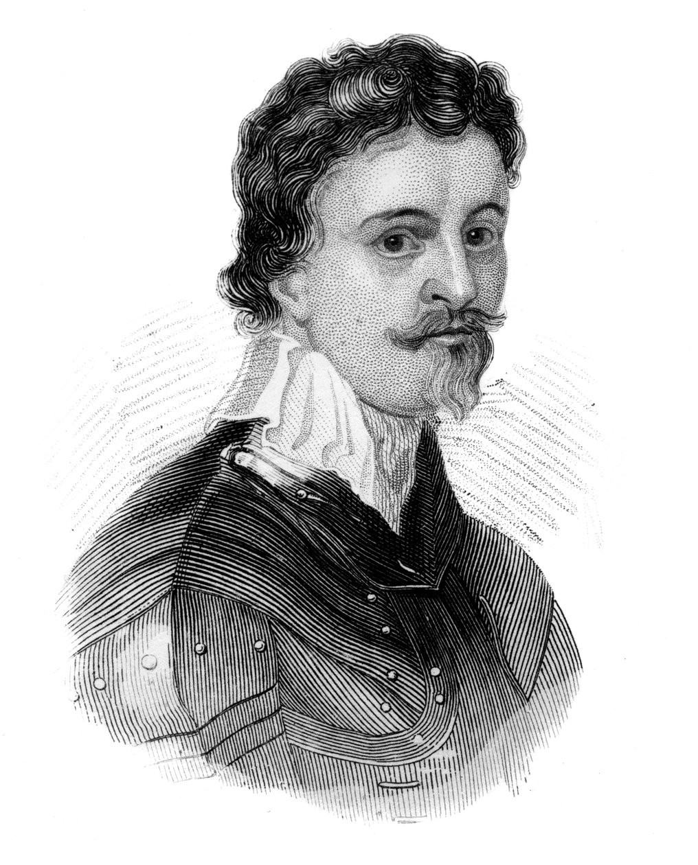 Sir Thomas Wentworth, 1:e earl av Strafford, engelsk statsman från 1600-talet, c1850 av Unbekannt