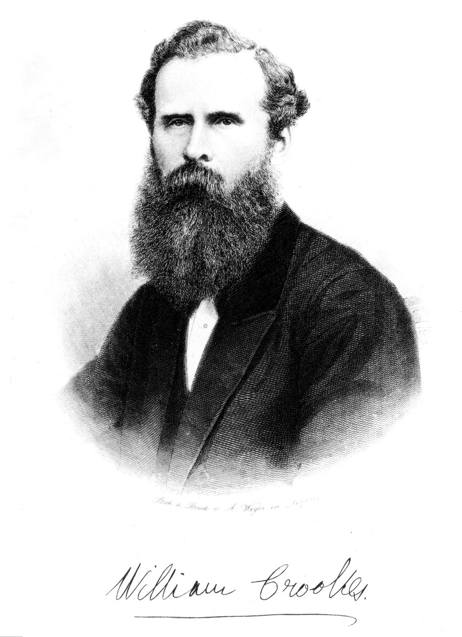 Sir William Crookes, engelsk kemist och fysiker, ca 1875 av Unbekannt