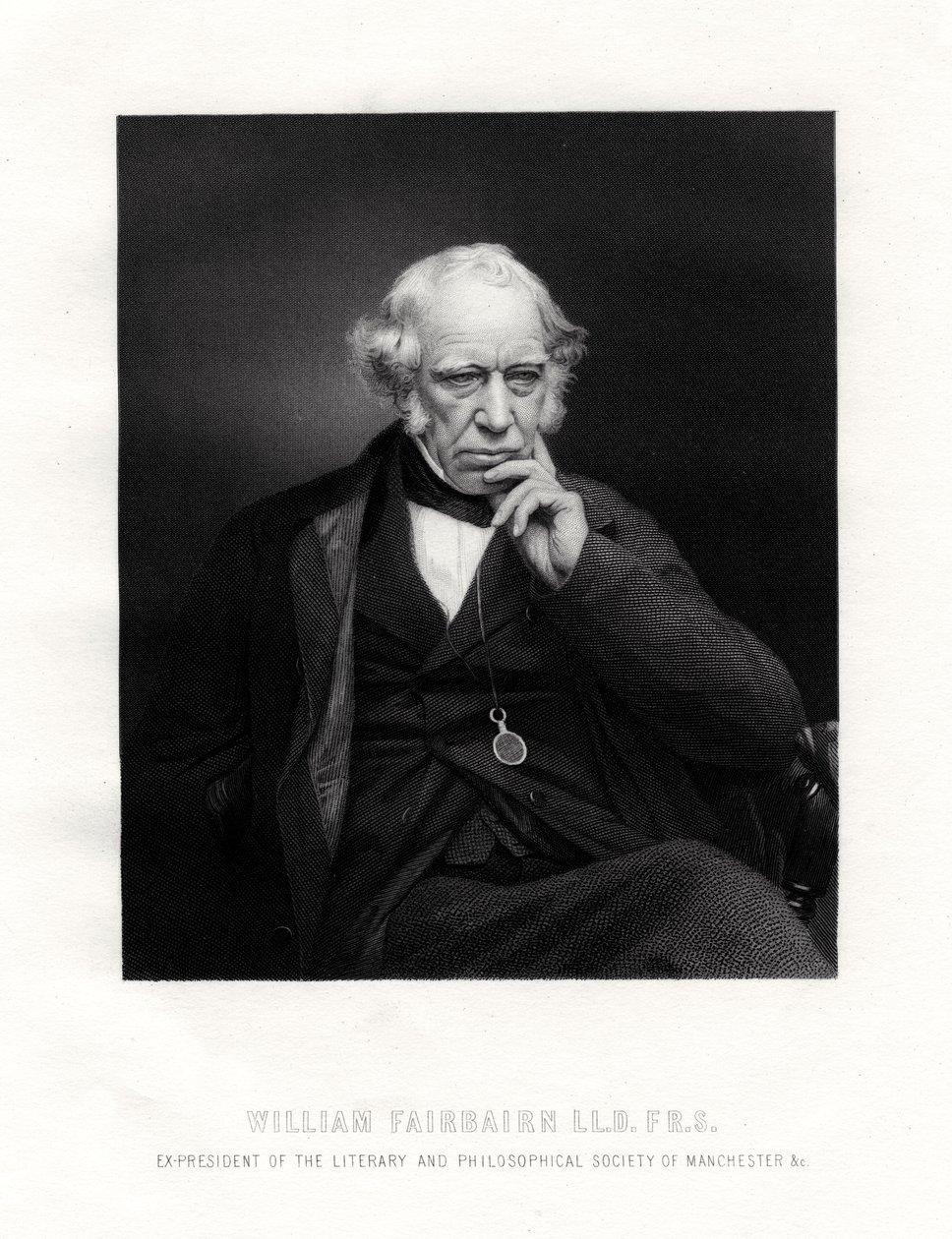 Sir William Fairbairn, 1st Baronet, skotsk ingenjör, 1800-talet av Unbekannt