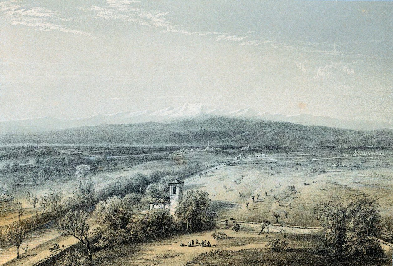Plats för slaget vid Magenta, Italien, 4 juni 1859 av Unbekannt