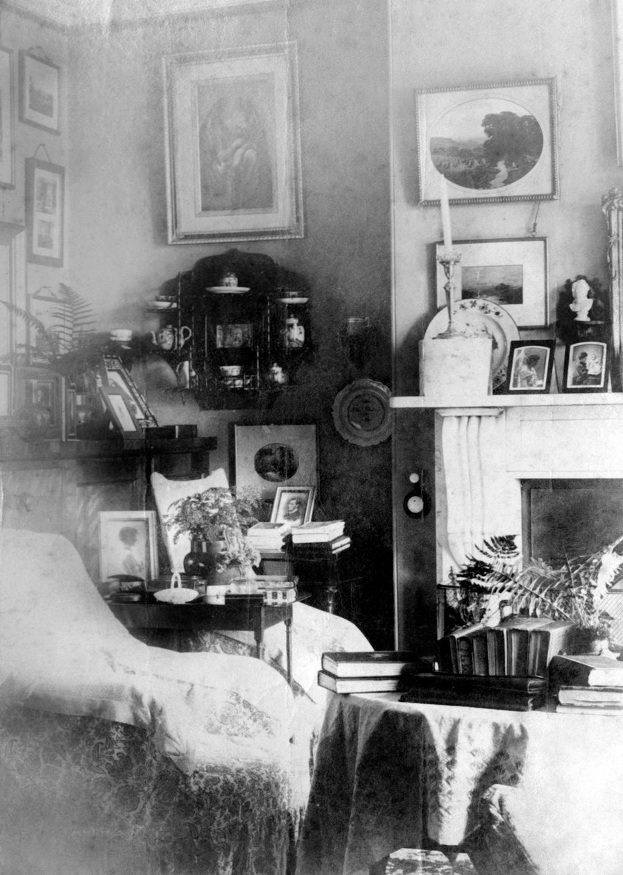 Vardagsrum, c1882 av Unbekannt
