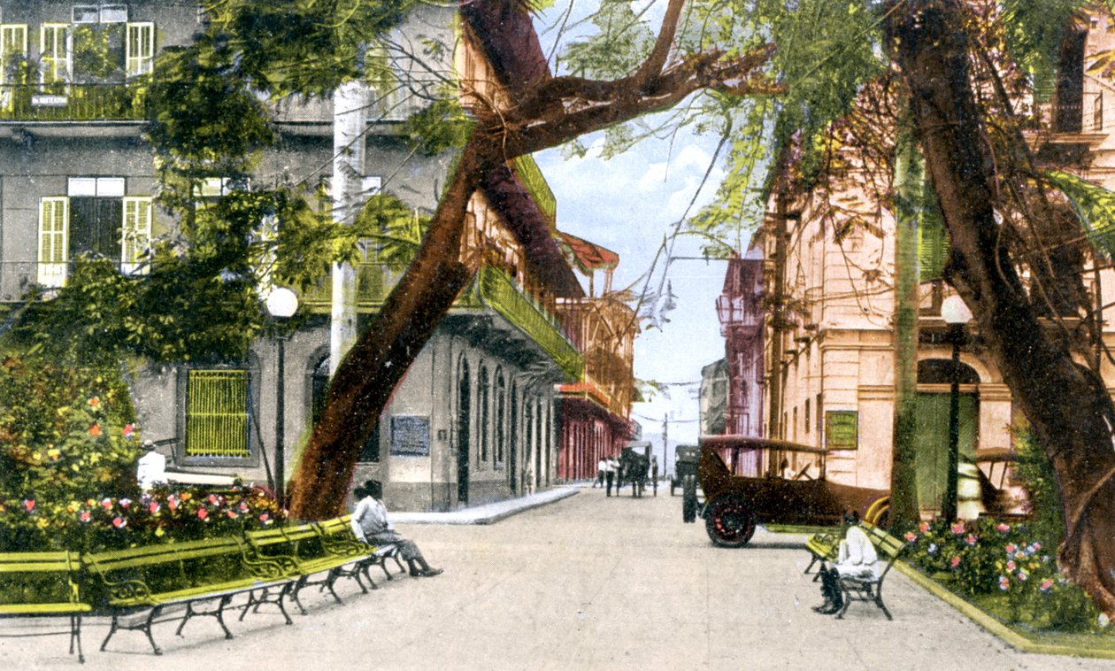 Sixth Street, Panama City, ca 1900-talet av Unbekannt