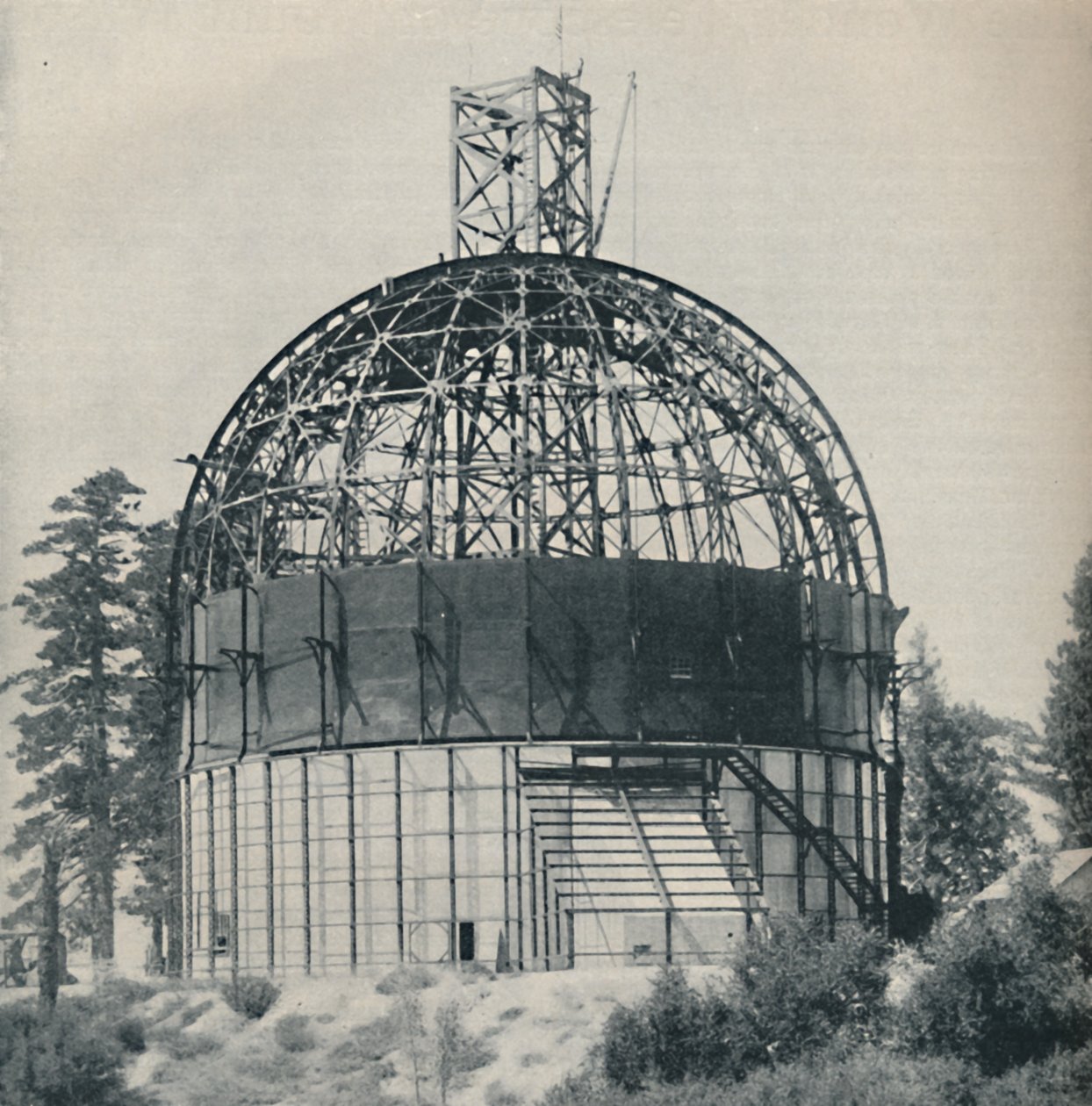Skeleton Dome för att hysa en astronomisk mammut, c1935 av Unbekannt