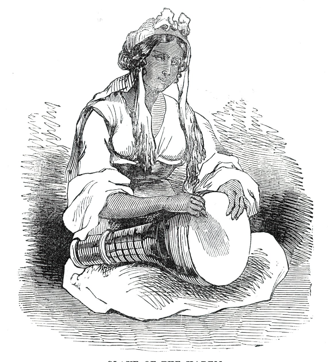 Haremets slav, 1844. av Unbekannt