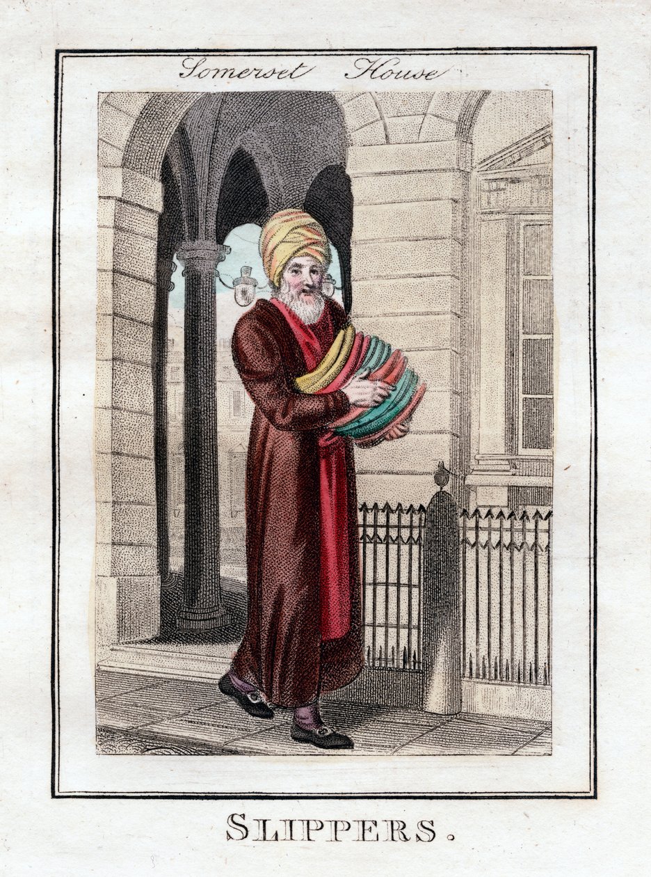 Tofflor, Somerset House, London, 1805 av Unbekannt