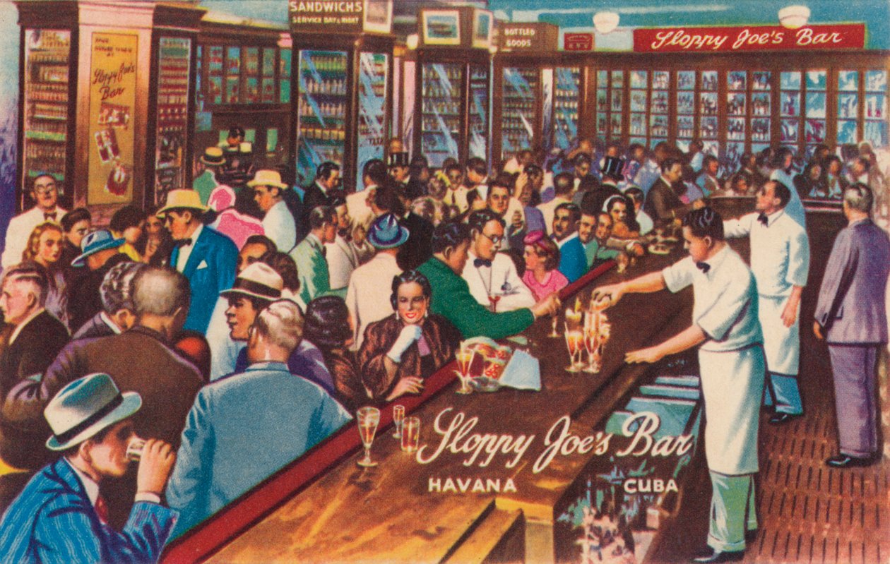 Sloppy Joes Bar, Havanna, Kuba, 1951 av Unbekannt