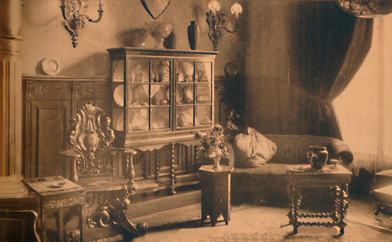 Rökrum på den kubanska ambassaden i Bryssel, Belgien, 1927. av Unbekannt
