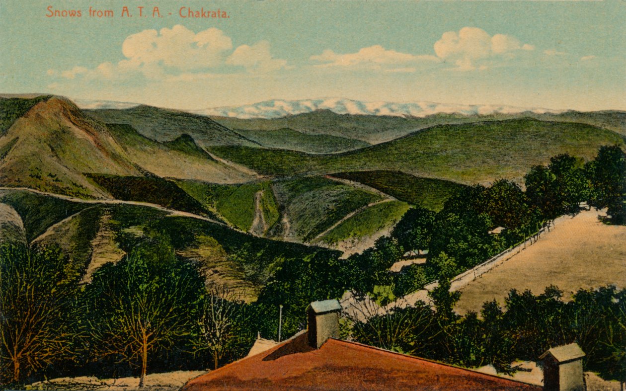 Snö från A.T.A. Chakrata, c1938 av Unbekannt