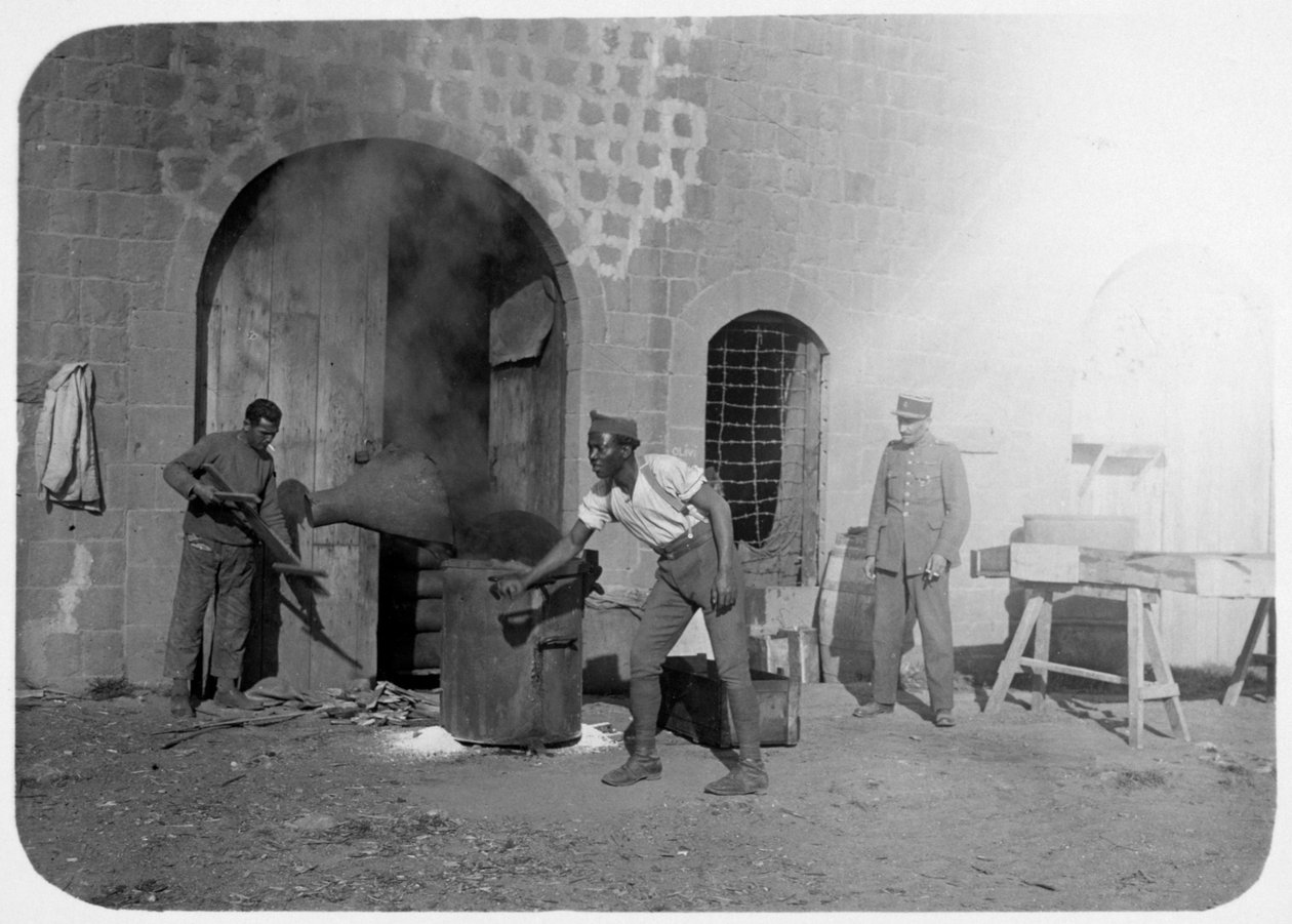 Soldater från den franska främlingslegionen, Syrien, 1900-talet av Unbekannt