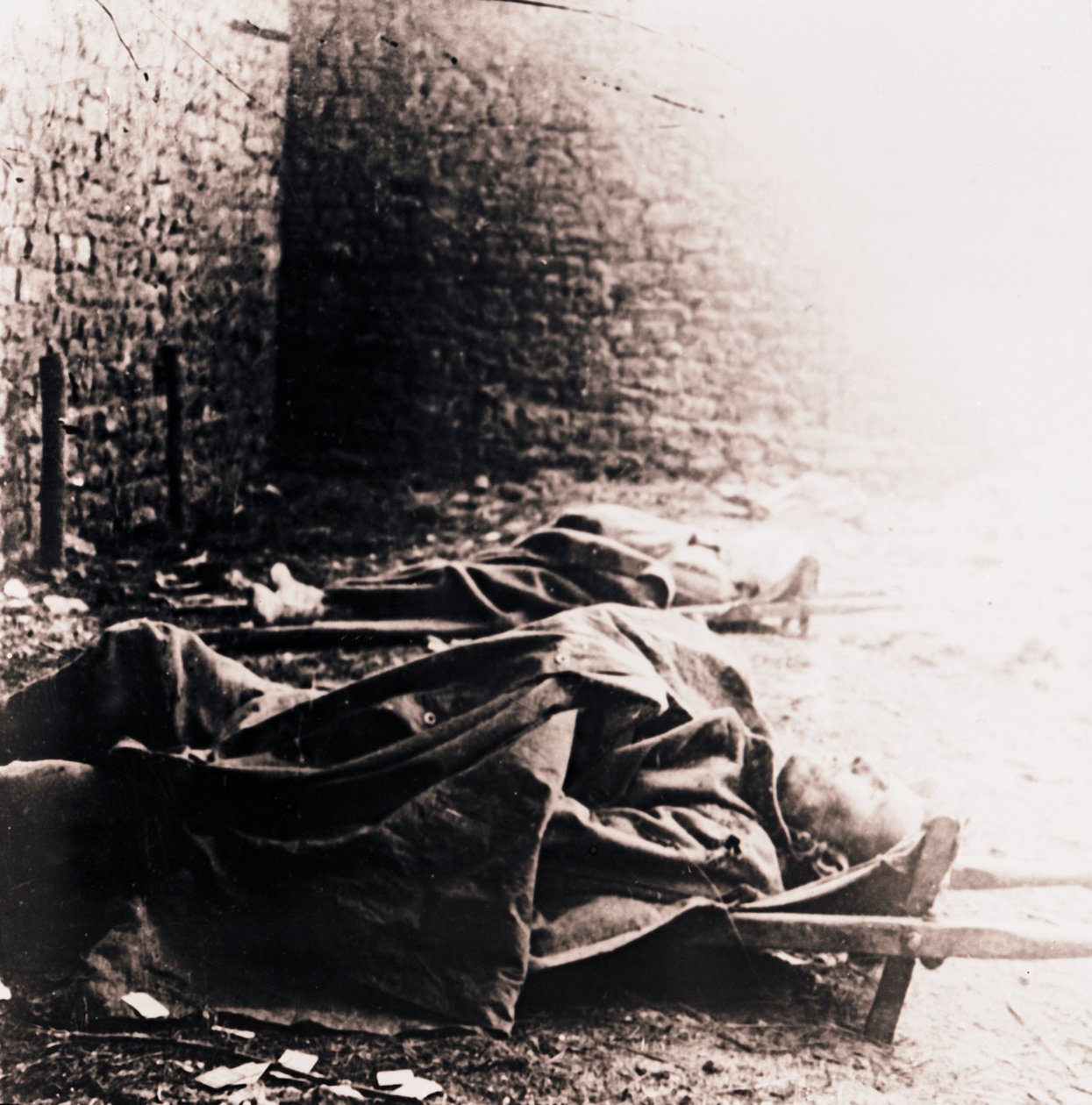 Soldater på bår, c1914-c1918 av Unbekannt