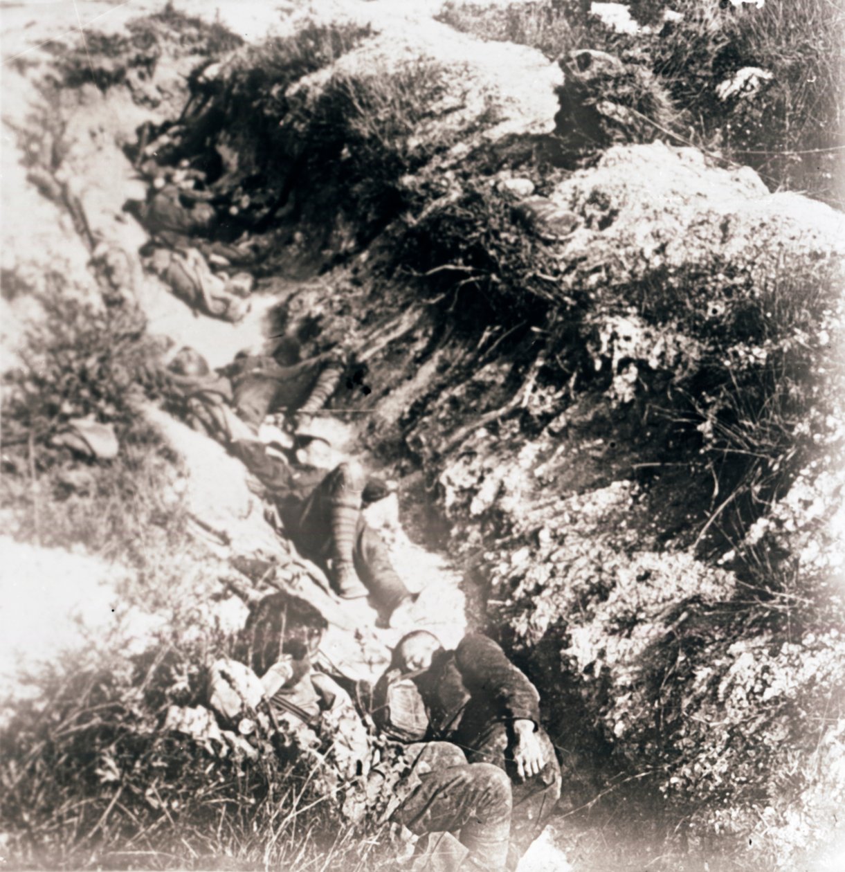 Soldater på slagfältet, c1914-c1918 av Unbekannt
