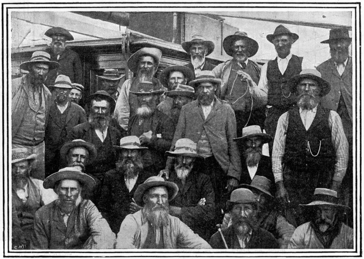 Några av Cronjes Boer officerare efter Paardeberg, 2nd Boer War, 1900 av Unbekannt