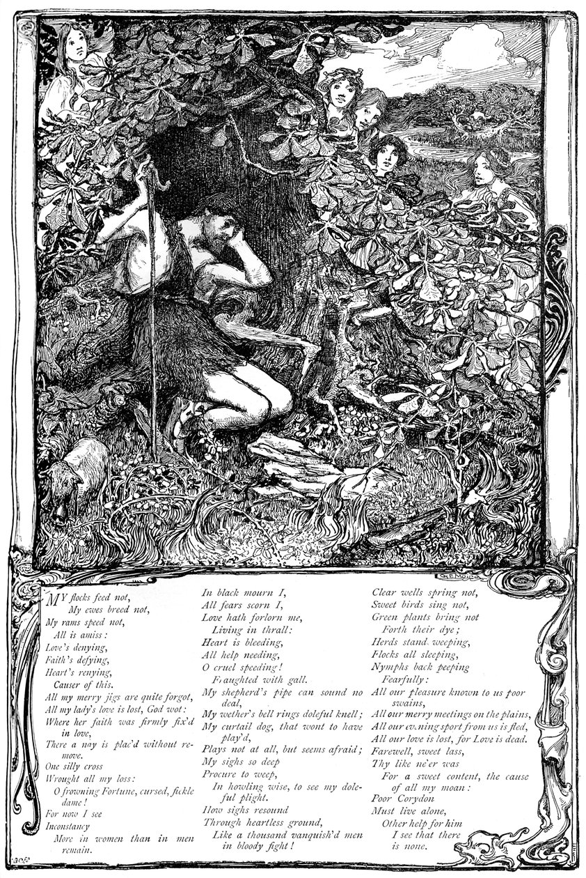 Sång från Shakespeares The Passionate Pilgrim, 1895 av Unbekannt