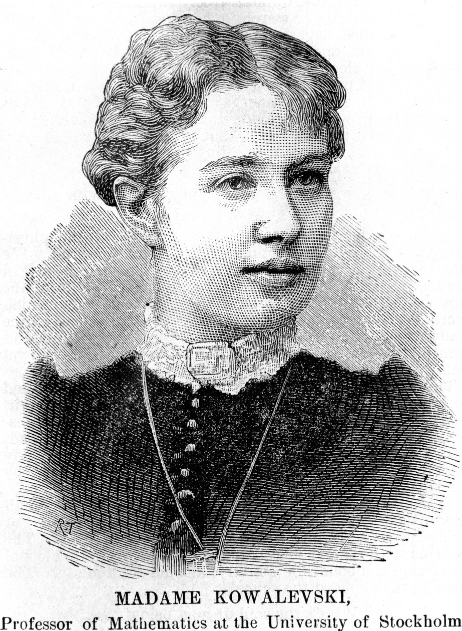 Sonia Sophie Kowalevski, rysk matematiker, 1888 av Unbekannt