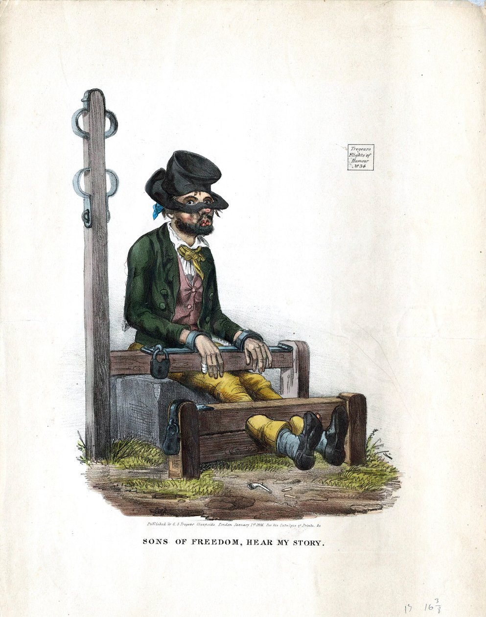 Sons of Freedom, hör min berättelse, 1834 av Unbekannt
