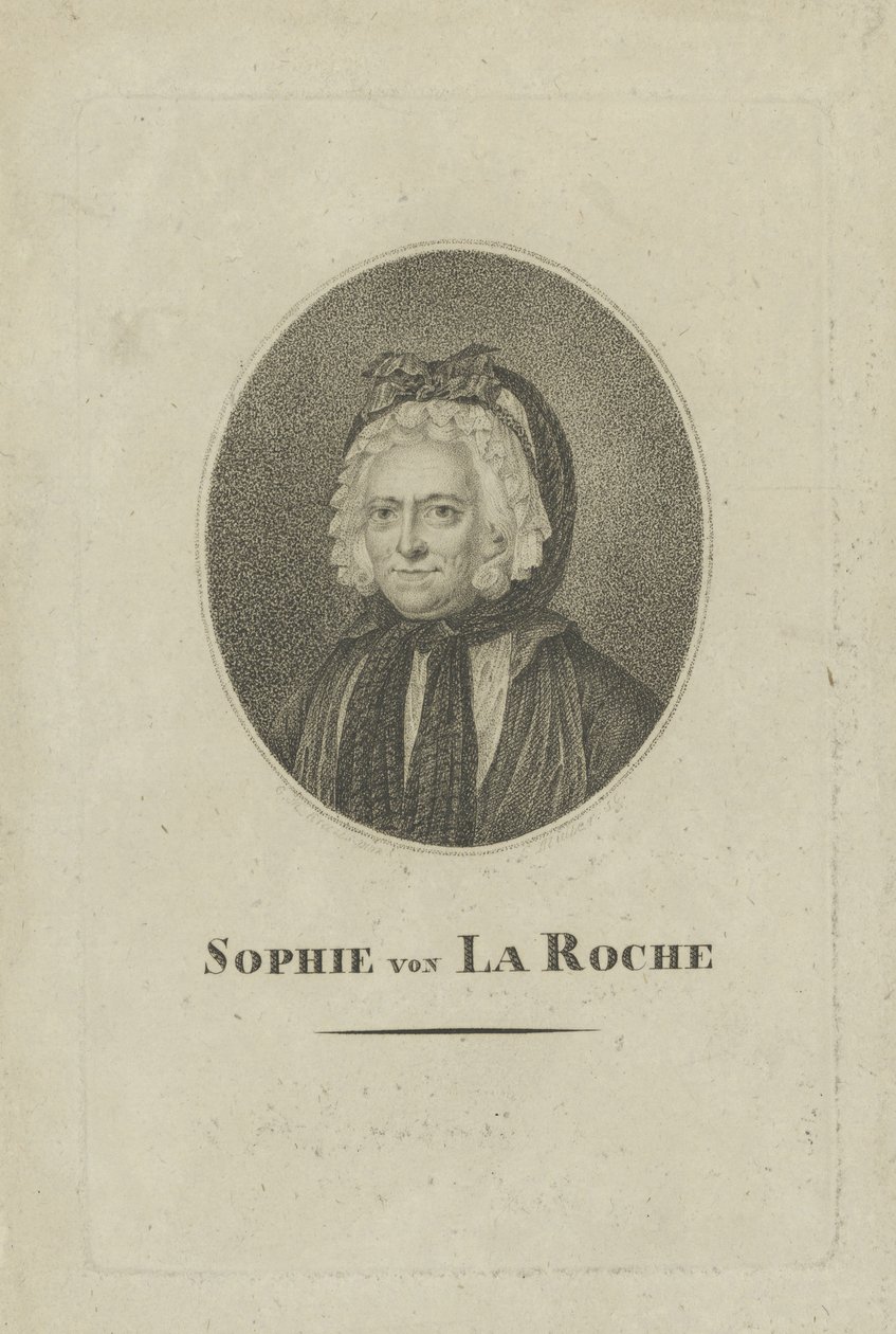 Sophie von La Roche, född Gutermann von Gutershofen 1730-1807, ca. 1800 av Unbekannt