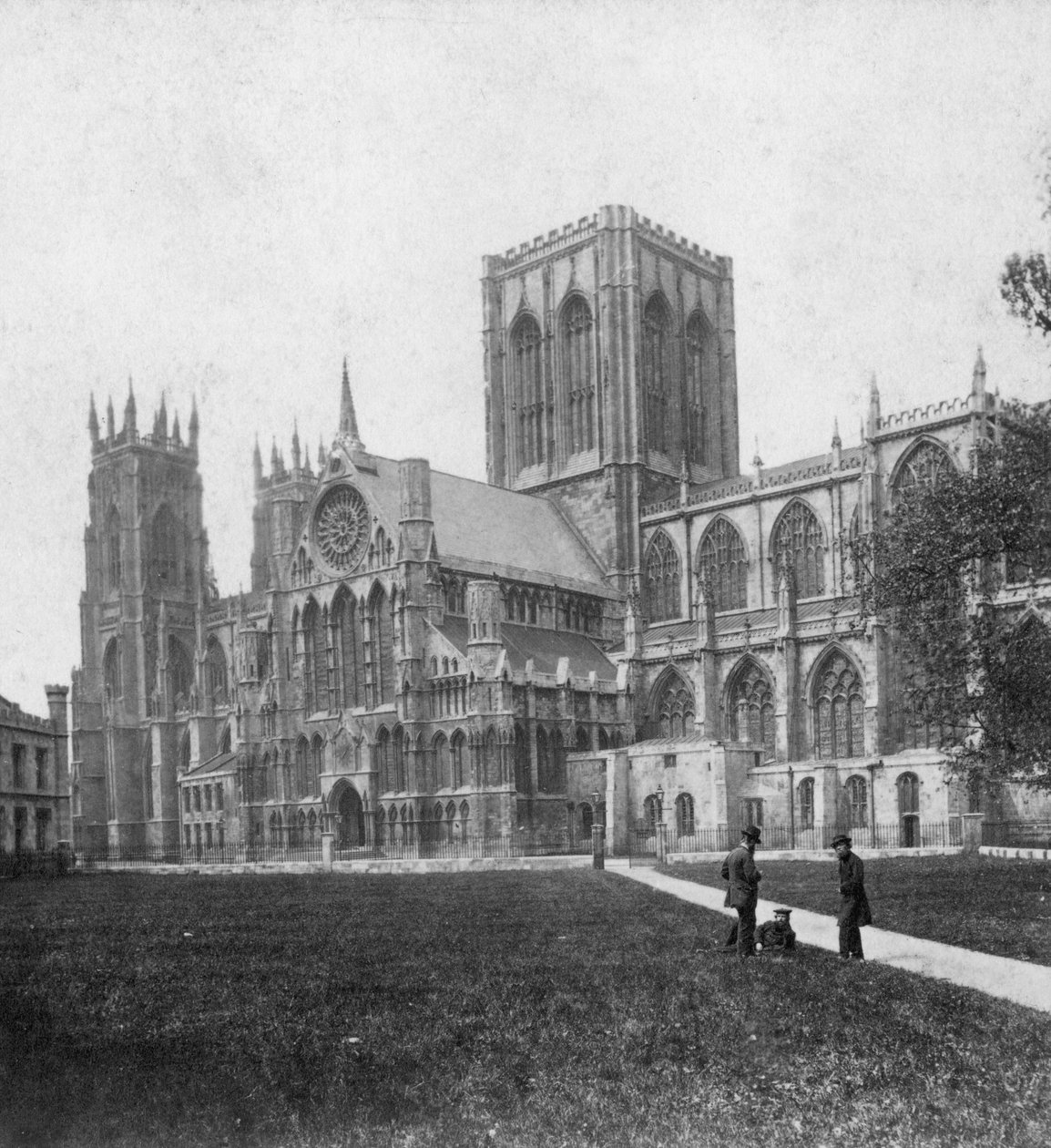 Sydostvy över York Minster, Yorkshire, sent 1800- eller tidigt 1900-tal av Unbekannt