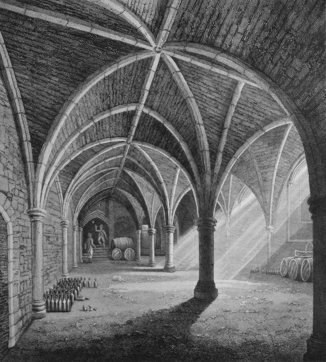Sydvästlig utsikt över Gerrards Hall, London, c1834 1906 av Unbekannt
