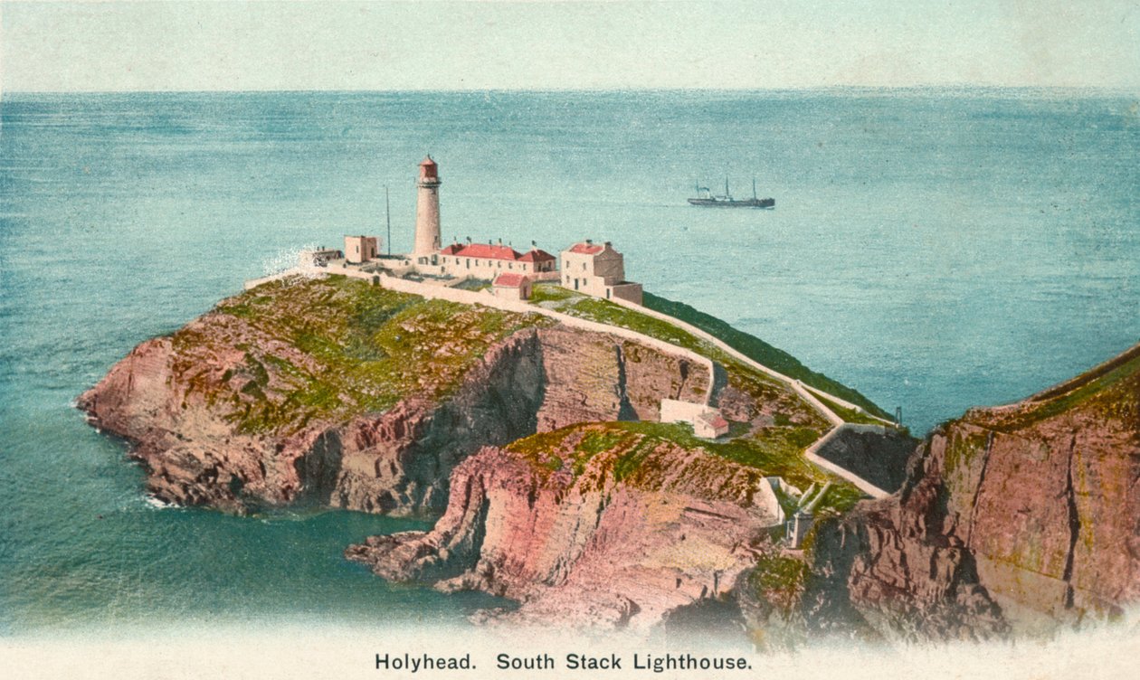 South Stack fyr, Holyhead, Anglesey, c1920 av Unbekannt