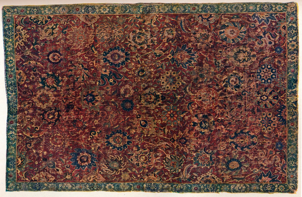 Sydpersisk Isfahan-matta, 1500-tal av Unbekannt