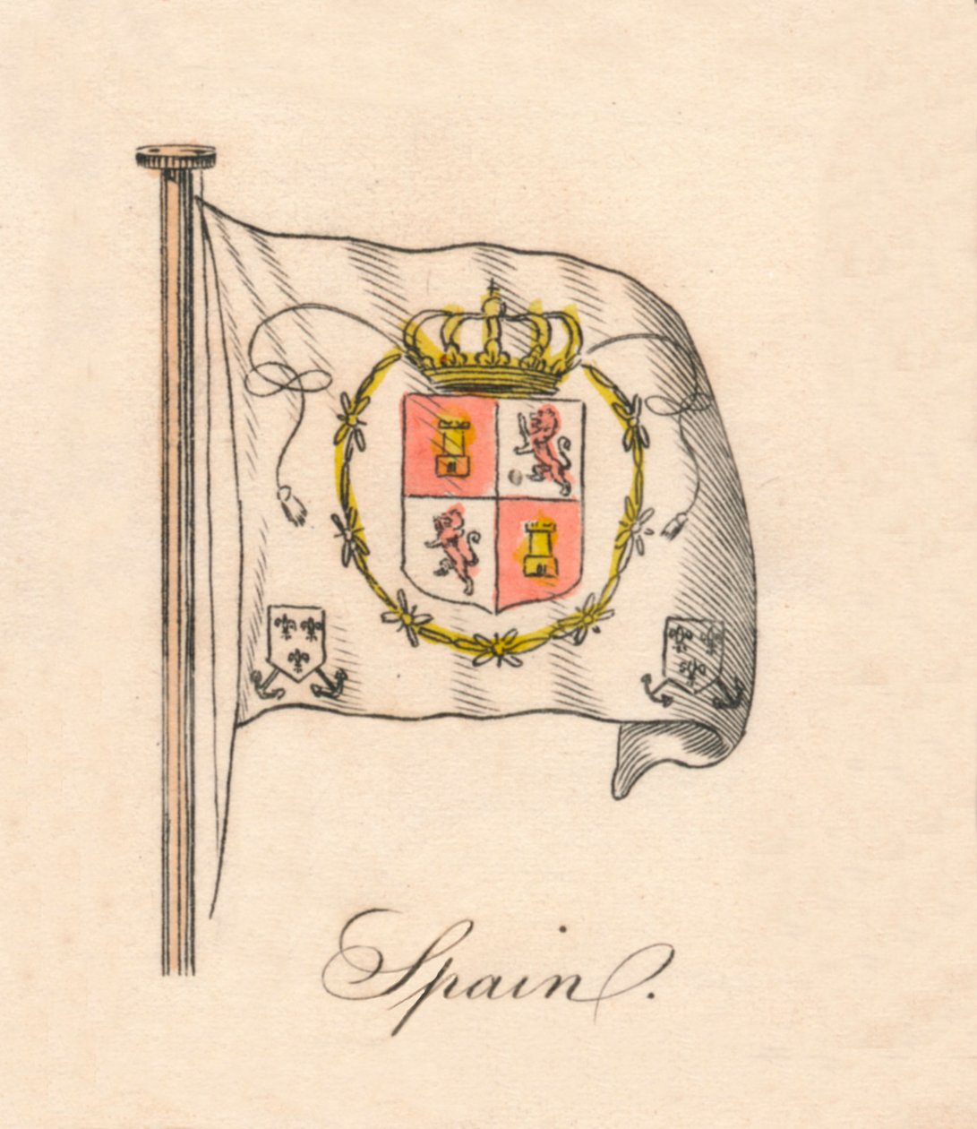 Spanien, 1838 av Unbekannt