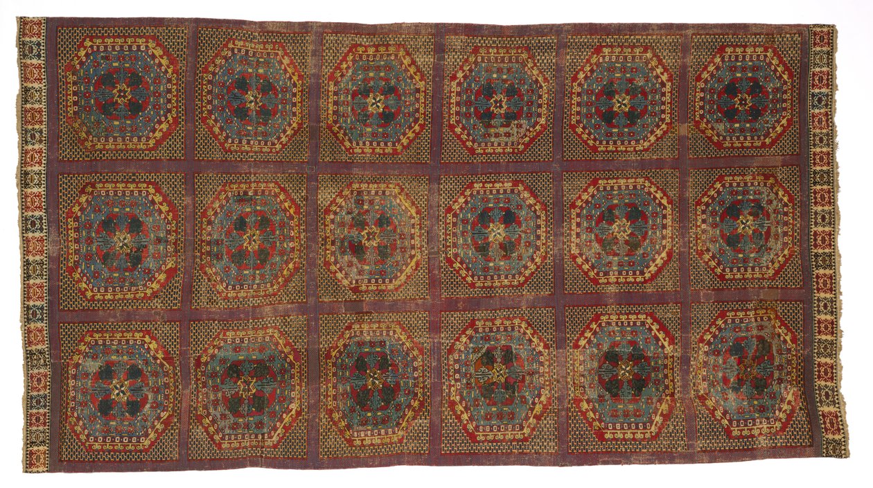 Spansk matta med turkiskt mönster, ca. 1450-1500. av Unbekannt