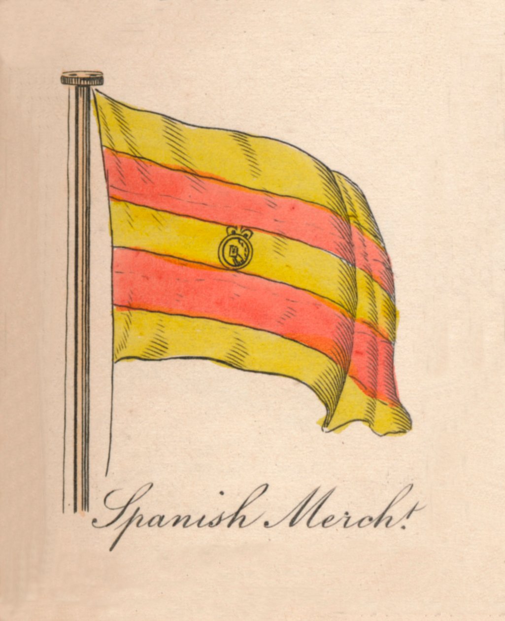 Spansk köpman, 1838 av Unbekannt