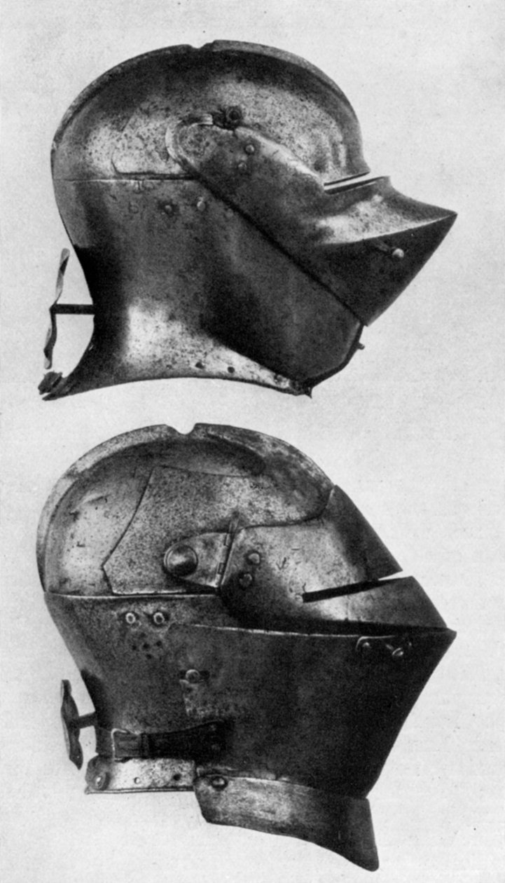 Spanska och italienska hjälmar, 1400-talet, 1929 av Unbekannt