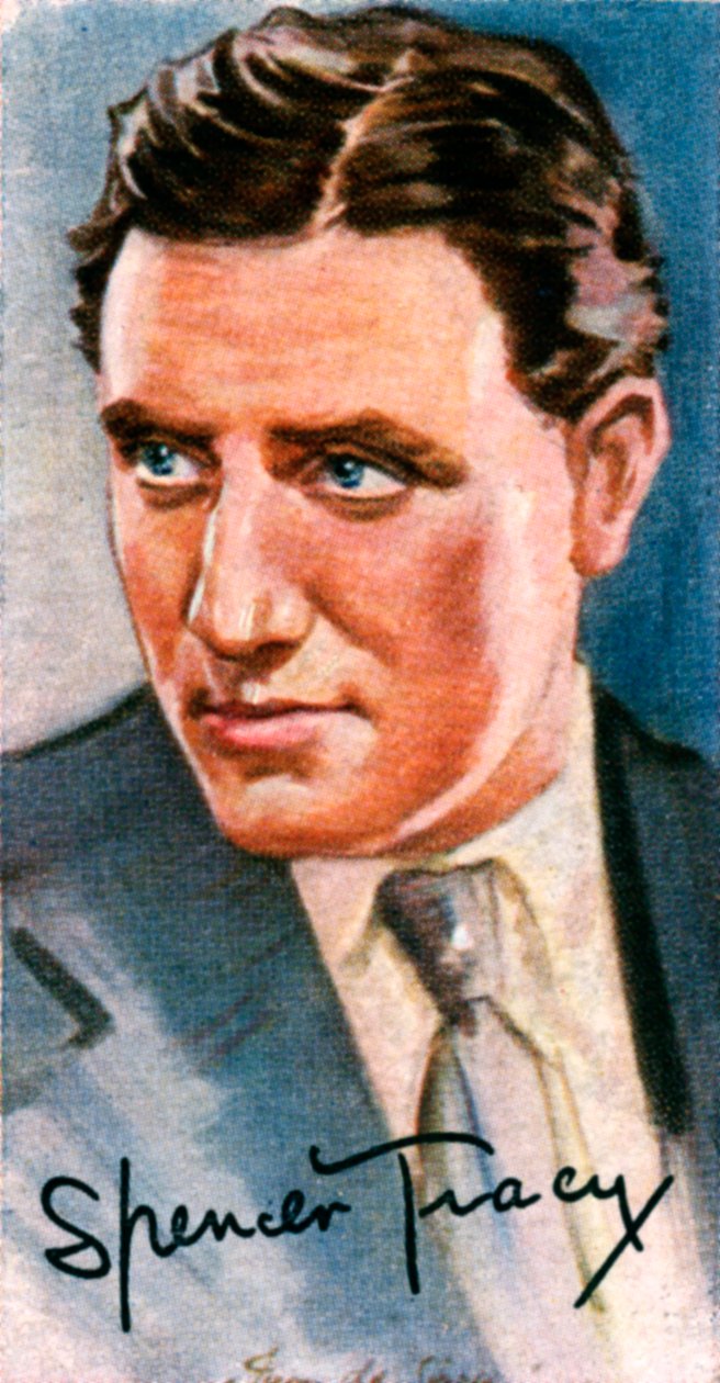 Spencer Tracy, 1900-1967, två gånger Oscarsbelönt amerikansk filmskådespelare, 1900-talet av Unbekannt