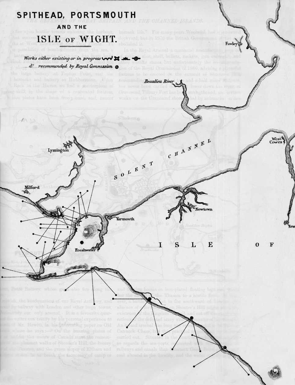 Spithead, Portsmouth och Isle of Wight, 1884 av Unbekannt