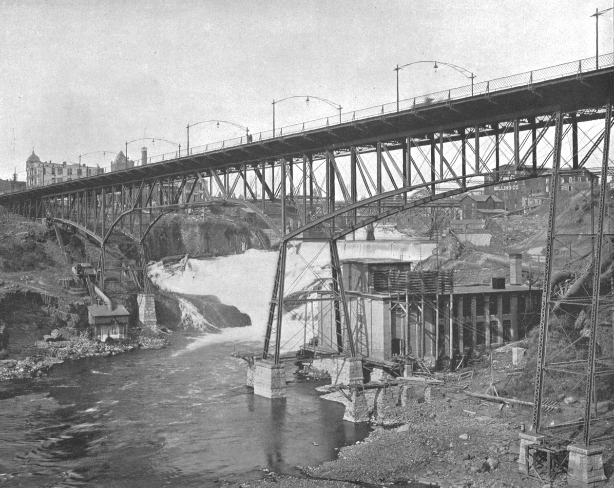 Spokane Falls, Washington, USA, c1900. av Unbekannt