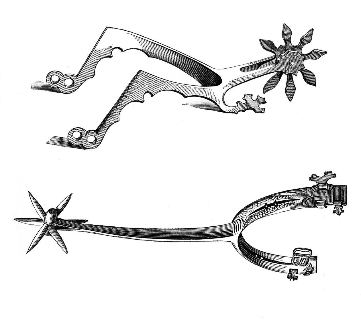 Spurs, 1200-1500-talet, 1870 av Unbekannt