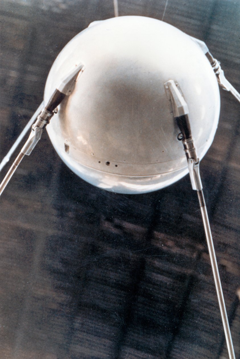 Sputnik 1, rysk satellit, 1957 av Unbekannt
