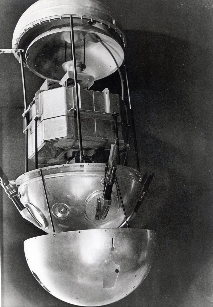 Sputnik 1, rysk satellit, 1957 av Unbekannt