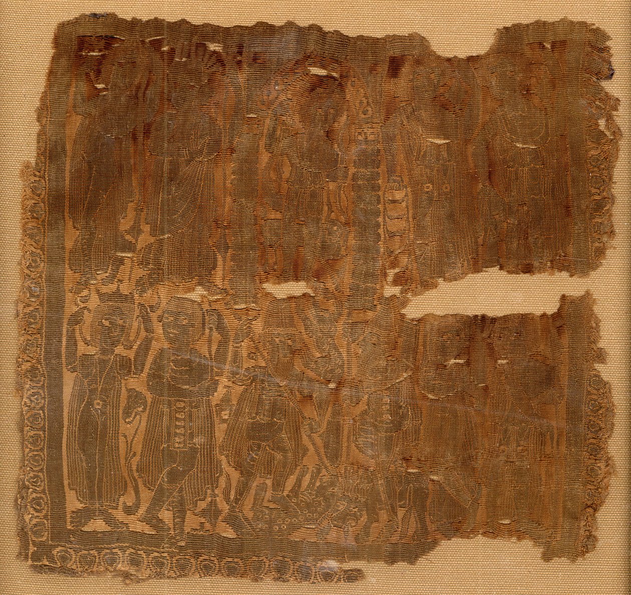 Fyrkant med klassiska scener, bysantinskt, 300-600. av Unbekannt