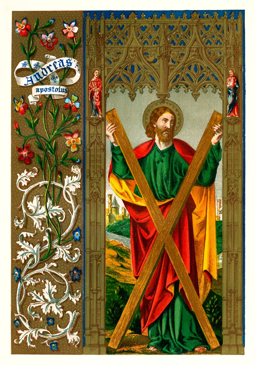 Aposteln Andreas, 1886 av Unbekannt