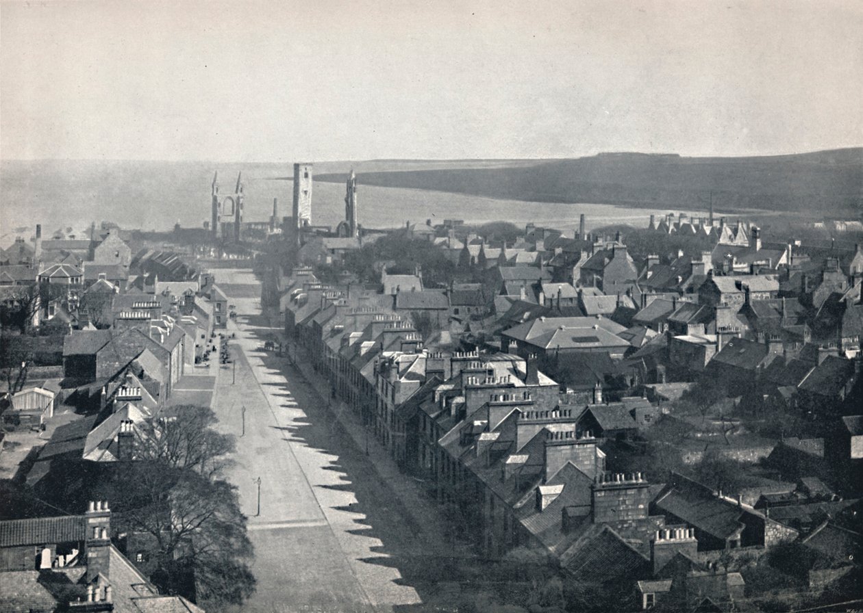 St. Andrews - Utsikt över staden från College Church Tower, 1895 av Unbekannt