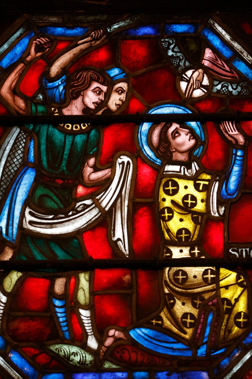 St Barths kyrka - Fönster i målat glas - St Stephen - New York, USA av Unbekannt