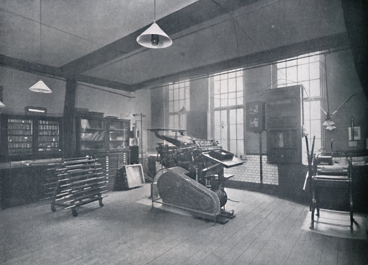 St. Bride Foundation School. Offsettryckeri, 1917 av Unbekannt