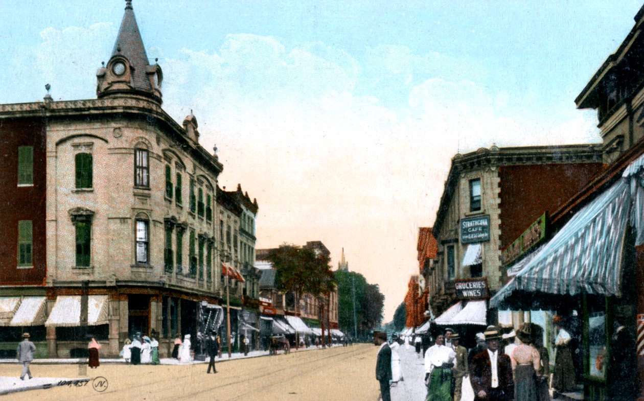 St Catherine Street, Montreal, Kanada, ca 1900-talet av Unbekannt