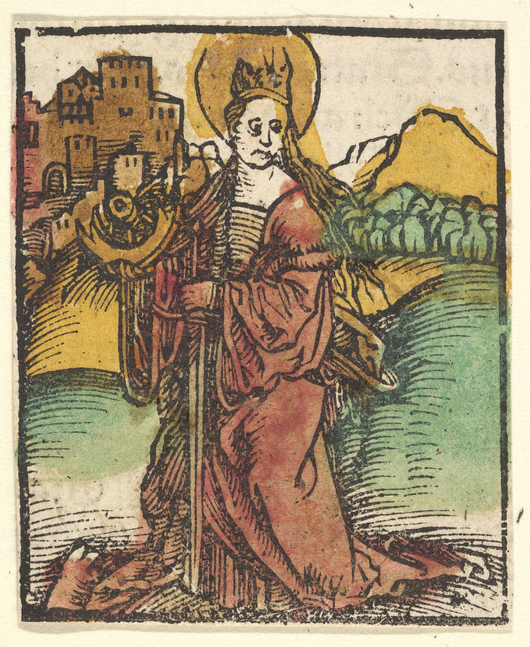 St. Catherine kopia, efter 1511. av Unbekannt