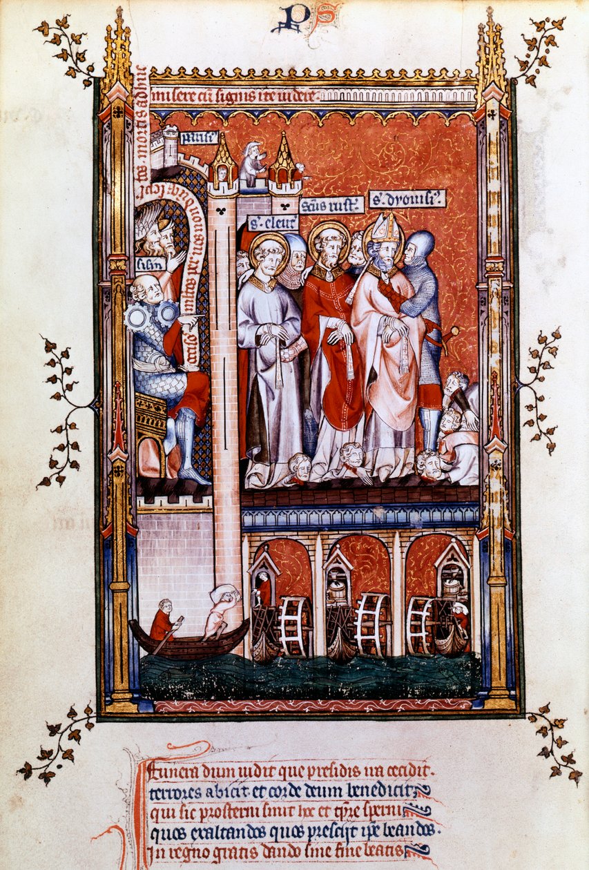 St Denis visas martyrerna, 1317 av Unbekannt