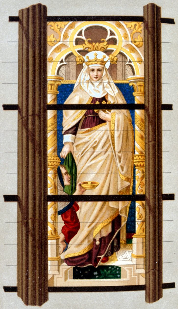 St Elizabeth av Ungern, 1878 av Unbekannt