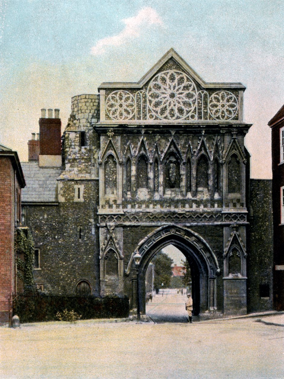 St Ethelbert Gate, Norwich, Norfolk, tidigt 1900-tal av Unbekannt