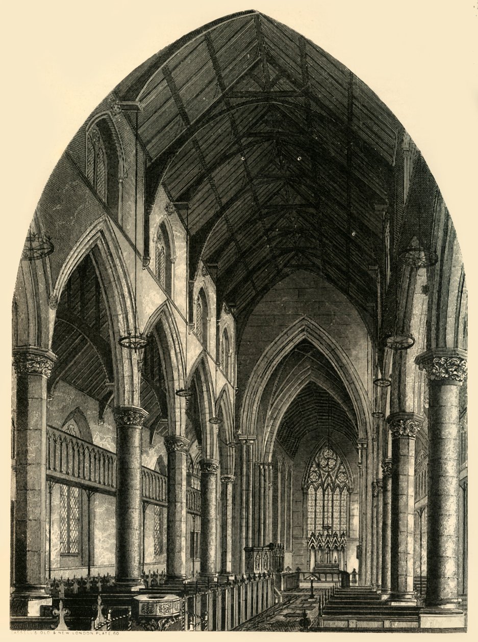 St. Giles Church, Camberwell, c1878. av Unbekannt