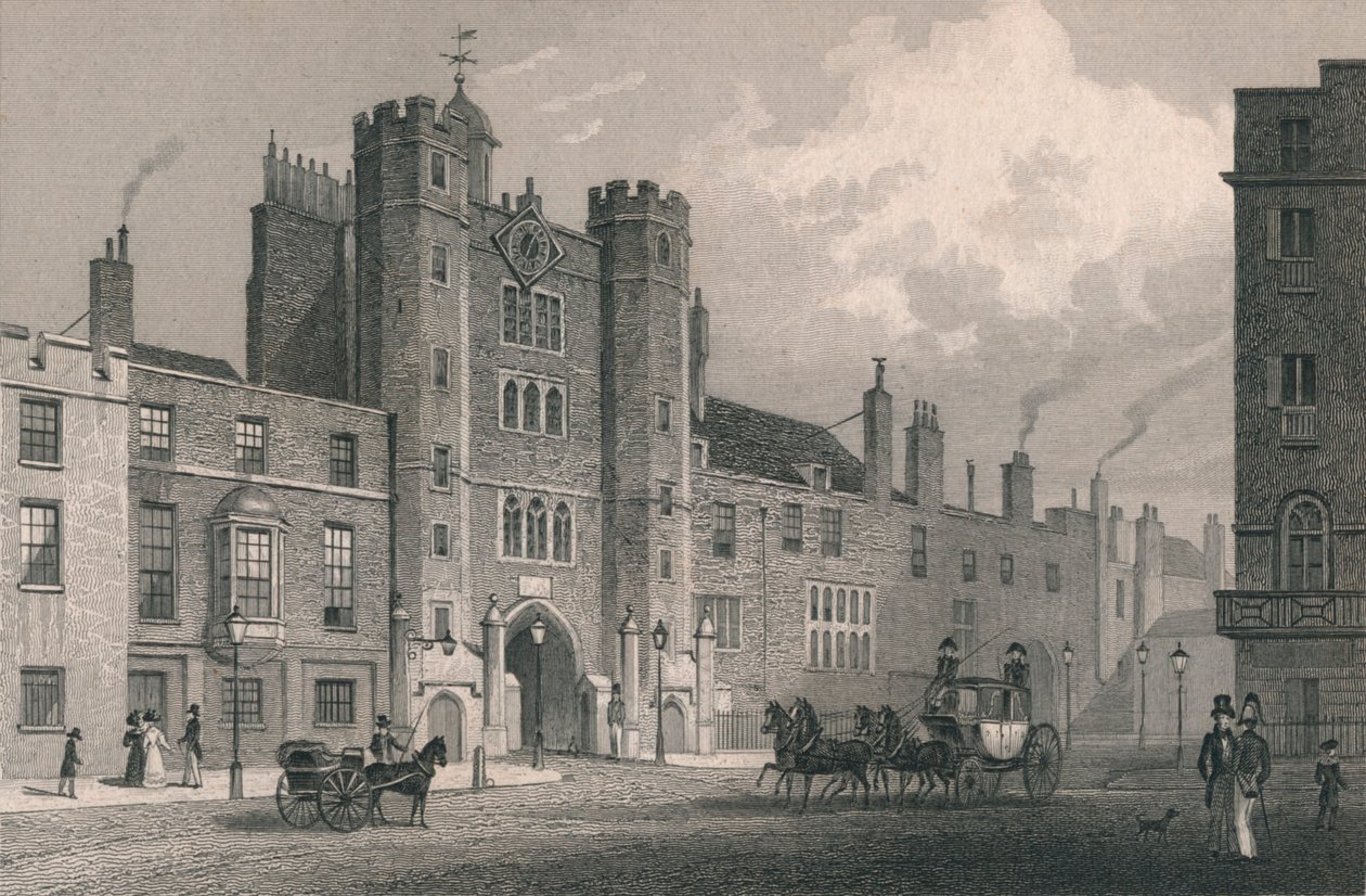 St James Palace, Pall Mall, 1800-talet av Unbekannt