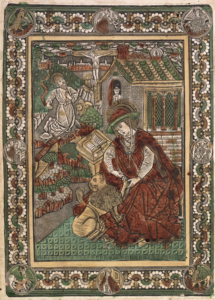 S:t Hieronymus, 1460-1470. av Unbekannt