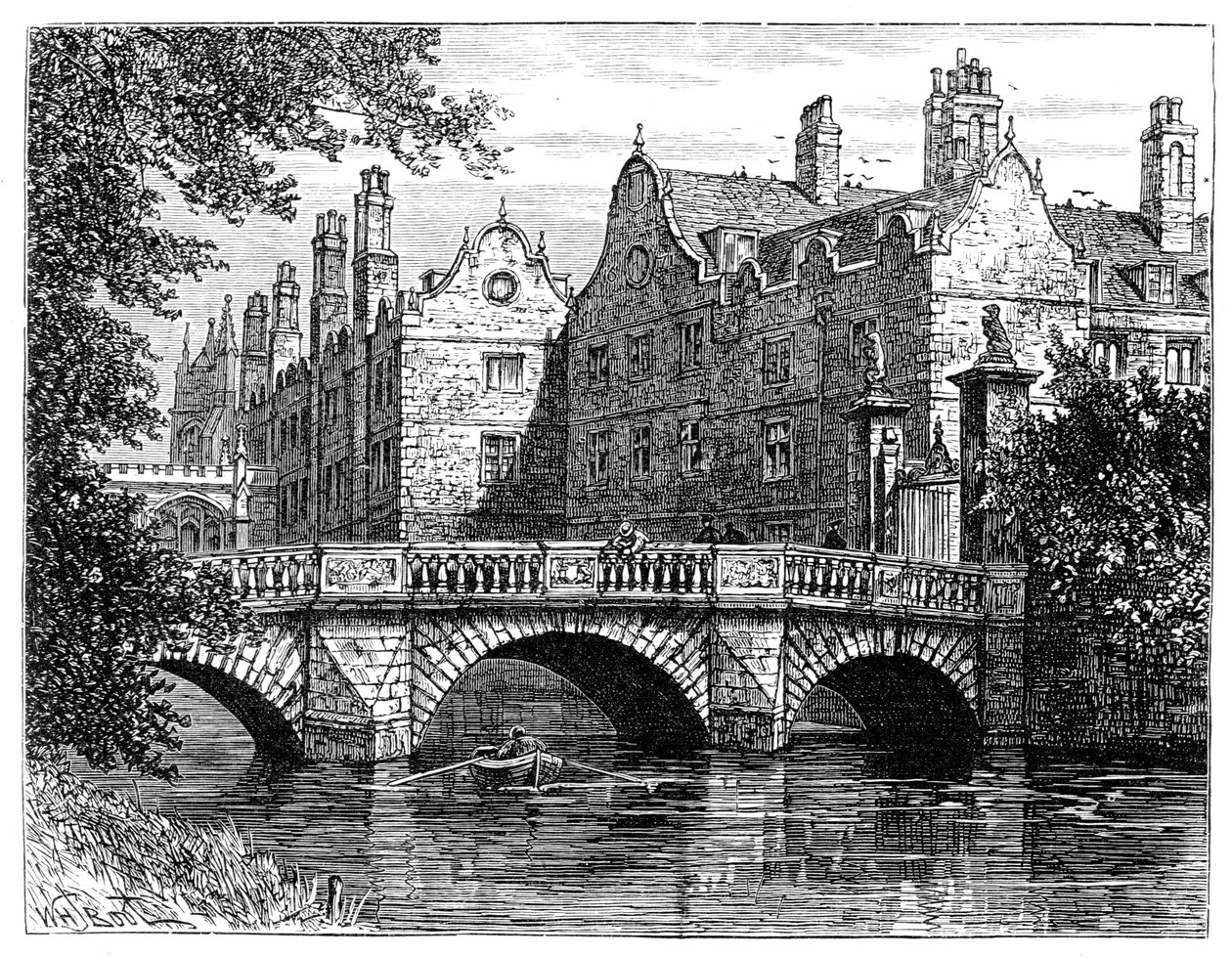 St Johns College, Cambridge, 1900 av Unbekannt
