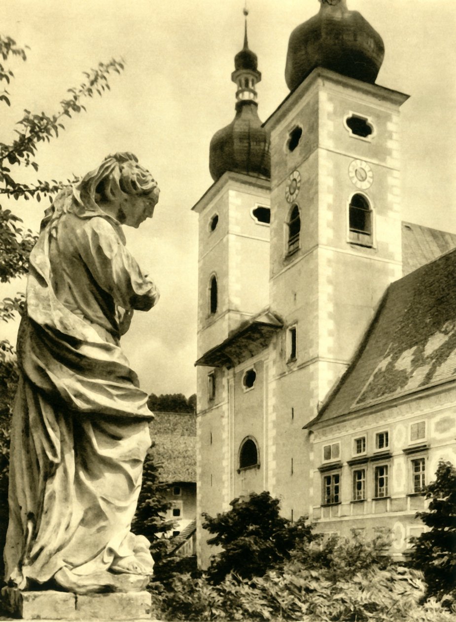 St Lambrechts Abbey, Sankt Lambrecht, Steiermark, Österrike, c1935. av Unbekannt